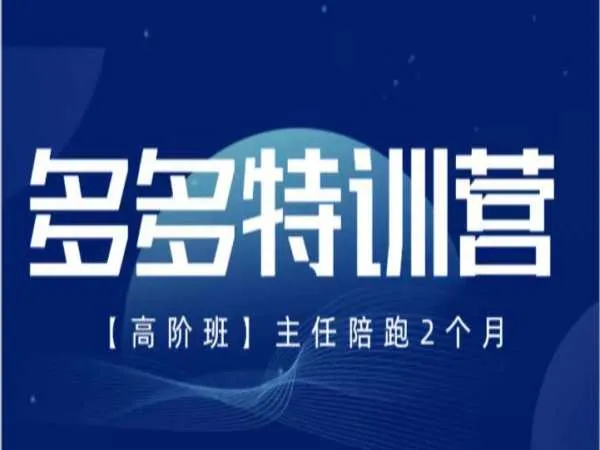 发宝电商纪主任拼多多_多多特训营教程下载