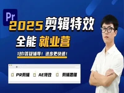 2025春季剪辑特效1对1就业营 一见老师